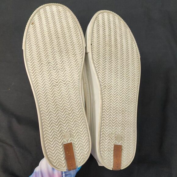 ♡ Allsaints ♡ Milla Leather and Suede Platform Sneakers - Picture 7 of 8